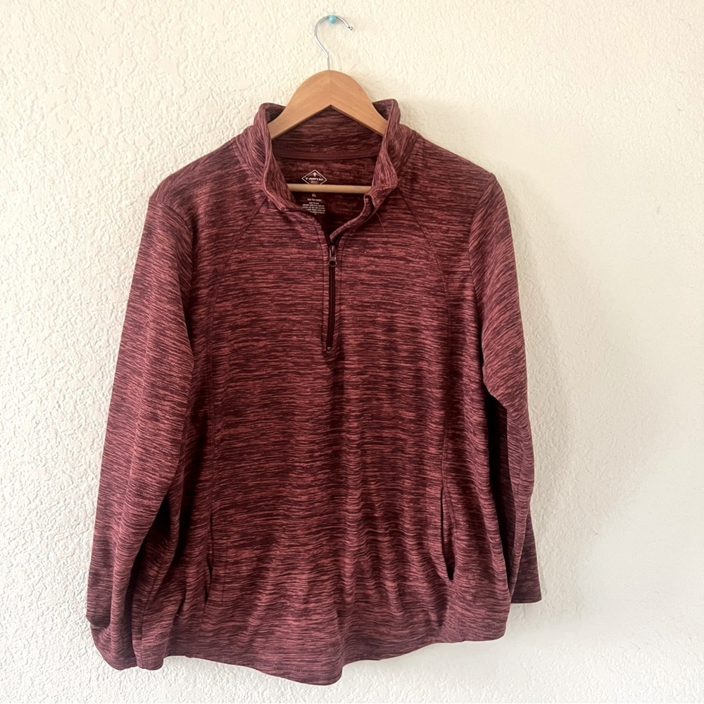 Fleece pullover 1/4 zip sweater Size XL